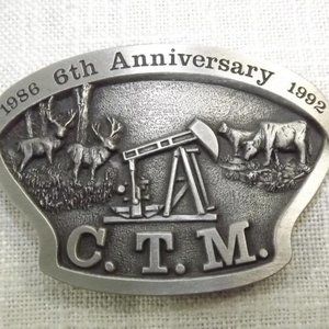 Canadian Toy Magazine 6th Anniversary Belt Buckle